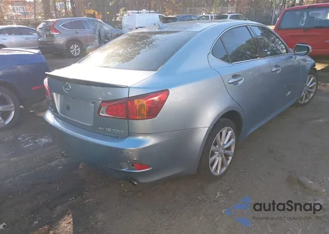 2009 Lexus Is 250 from USA, damaged, VIN JTHCK262495031505